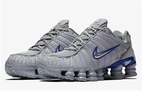 nike air shox blue silber|nike shox tl.